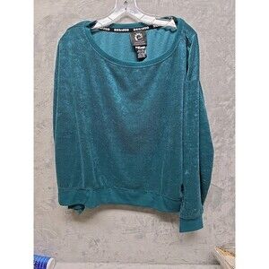 NWT SEA-DOO Ladies Pullover Terry Crew Long Sleeves Green Size 2XL